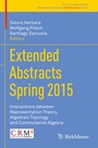 Cover: Extended Abstracts Spring 2015 - Birkhäuser