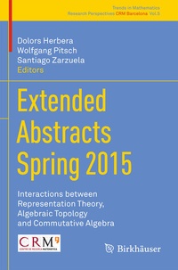 Enlarge image Cover: Extended Abstracts Spring 2015 - Birkhäuser