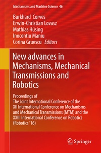 Enlarge image Cover: New Advances in Mechanisms, Mechanical Transmissions and Robotics - Springer