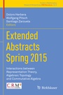 Cover: Extended Abstracts Spring 2015 - Birkhäuser