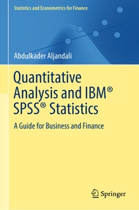 Enlarge image Cover: Quantitative Analysis and IBM® SPSS® Statistics - Springer