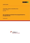 Cover: Die Vermoegensverwaltende Personengesellschaft im Ertragsteuerrecht - Aus der Reihe: e-fellows.net stipendiaten-wissen