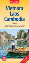 Cover: Nelles Map Landkarte Vietnam - Laos - Cambodia - KOMPASS freytag und berndt