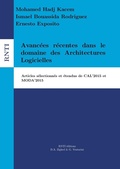 Cover: Avanc&eacute;es r&eacute;centes dans le domaine des Architectures Logicielles - RNTI