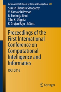 Enlarge image Cover: Proceedings of the First International Conference on Computational Intelligence and Informatics - Springer