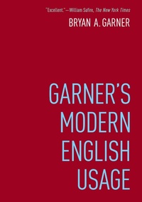Abbildung von: Garner's Modern English Usage - OUP eBook