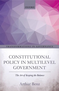 Enlarge image Cover: Constitutional Policy in Multilevel Government - OUP eBook