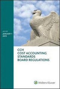 Abbildung von: Cost Accounting Standards Board Regulations - Wolters Kluwer Law & Business