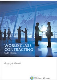 Abbildung von: World Class Contracting - Wolters Kluwer Law & Business
