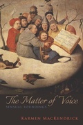 Cover: The Matter of Voice - Fordham University Press
