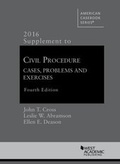 Cover: Civil Procedure, Cases, Problems and Exercises - LEG Inc. (dba West Academic Publishing