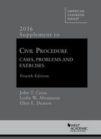 Enlarge image Cover: Civil Procedure, Cases, Problems and Exercises - LEG Inc. (dba West Academic Publishing