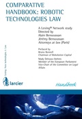 Cover: Comparative handbook: robotic technologies law - &Eacute;ditions Larcier