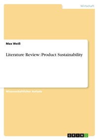 Enlarge image Cover: Literature Review - GRIN Verlag