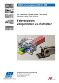 Cover: Falzvergleich: Zangenfalzen vs. Rollfalzen - Europ&auml;ische Forschungsgesellschaft f&uuml;r Blechverarbeitung e.V. (EFB)
