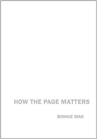 Enlarge image Cover: How the Page Matters - University of Toronto Press