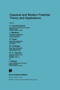 Enlarge image Cover: Classical and Modern Potential Theory and Applications - Springer