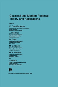 Enlarge image Cover: Classical and Modern Potential Theory and Applications - Springer