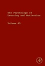 Cover: Psychology of Learning and Motivation - Academic Press