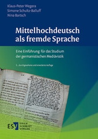 Bild vergrößern Bild: Mittelhochdeutsch als fremde Sprache - Erich Schmidt Verlag