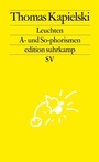 Cover: Leuchten - Suhrkamp