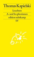Cover: Leuchten - Suhrkamp