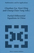 Cover: Partial Differential Equations in China - Springer