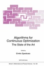 Cover: Algorithms for Continuous Optimization - Springer