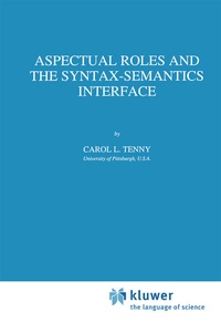 Abbildung von: Aspectual Roles and the Syntax-Semantics Interface - Springer