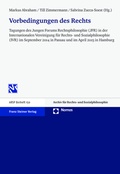 Cover: Vorbedingungen des Rechts - Nomos