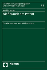 Abbildung von: Nießbrauch am Patent - Nomos