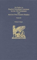 Cover: An Index to English Periodical Literature on the Old Testament and Ancient Near Eastern Studies - Scarecrow Press