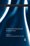 Abbildung von: Culture and International Economic Law - Routledge