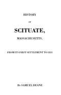 Cover: History of Scituate, Massachusetts - Genealogical Publishing Company
