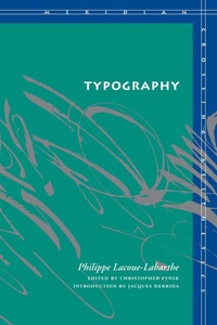 Enlarge image Cover: Typography - Stanford University Press