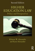 Cover: Higher Education Law - Routledge