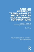 Cover: Foreign Currency Translation by United States Multinational Corporations - Routledge