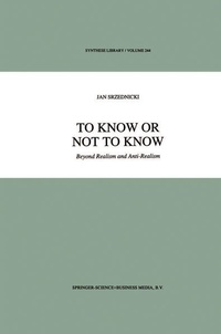 Enlarge image Cover: To Know or Not to Know - Springer