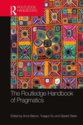 Cover: The Routledge Handbook of Pragmatics - Routledge