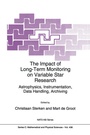 Cover: The Impact of Long-Term Monitoring on Variable Star Research - Springer