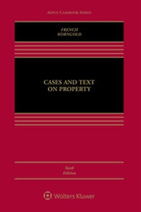 Enlarge image Cover: Cases and Text on Property - Aspen Publishers Inc.,U.S.