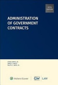 Enlarge image Cover: Administration of Government Contracts - Aspen Publishers Inc.,U.S.