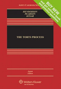 Enlarge image Cover: The Torts Process - Aspen Publishers Inc.,U.S.
