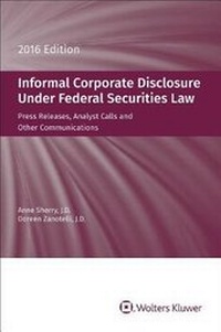 Enlarge image Cover: Informal Corporate Disclosure - Wolters Kluwer Law & Business