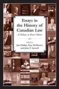 Cover: XEssays in the History of Canadian Law, Volume X - University of Toronto Press