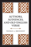 Cover: Authors, Audiences, and Old English Verse - University of Toronto Press