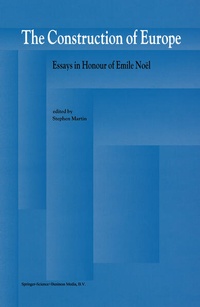 Enlarge image Cover: The Construction of Europe - Kluwer Academic Publishers
