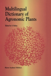 Abbildung von: Multilingual Dictionary of Agronomic Plants - Kluwer Academic Publishers