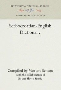 Abbildung von: Serbocroatian-English Dictionary - University of Pennsylvania Press