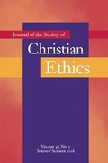 Cover: Journal of the Society of Christian Ethics - Georgetown University Press